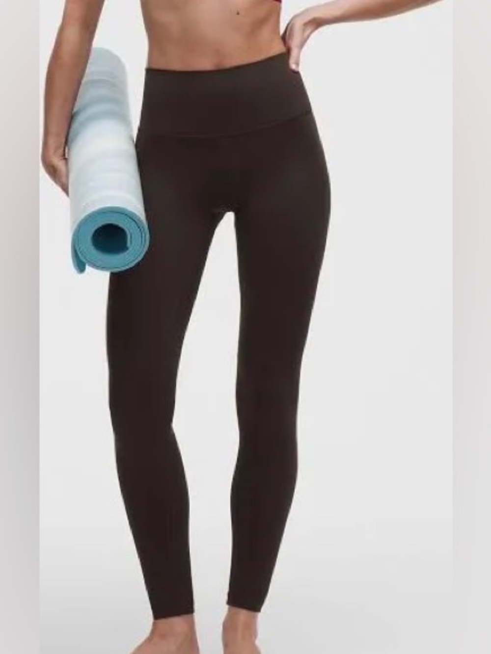 Lululemon No Line Align 28 Sequoia Brown High-Waist Active Leggings - Women